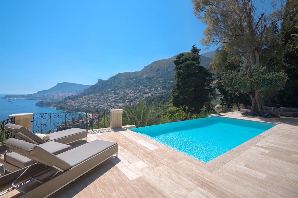 Luxurious Villa Overlooking Monaco Roquebrune-Cap-Martin Exterior foto